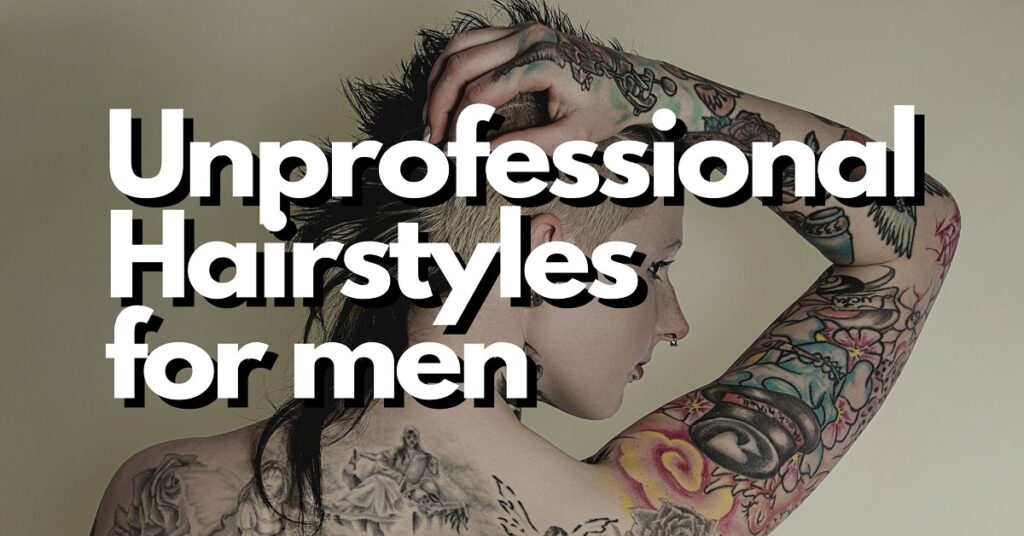 unprofessional hairstyles for men